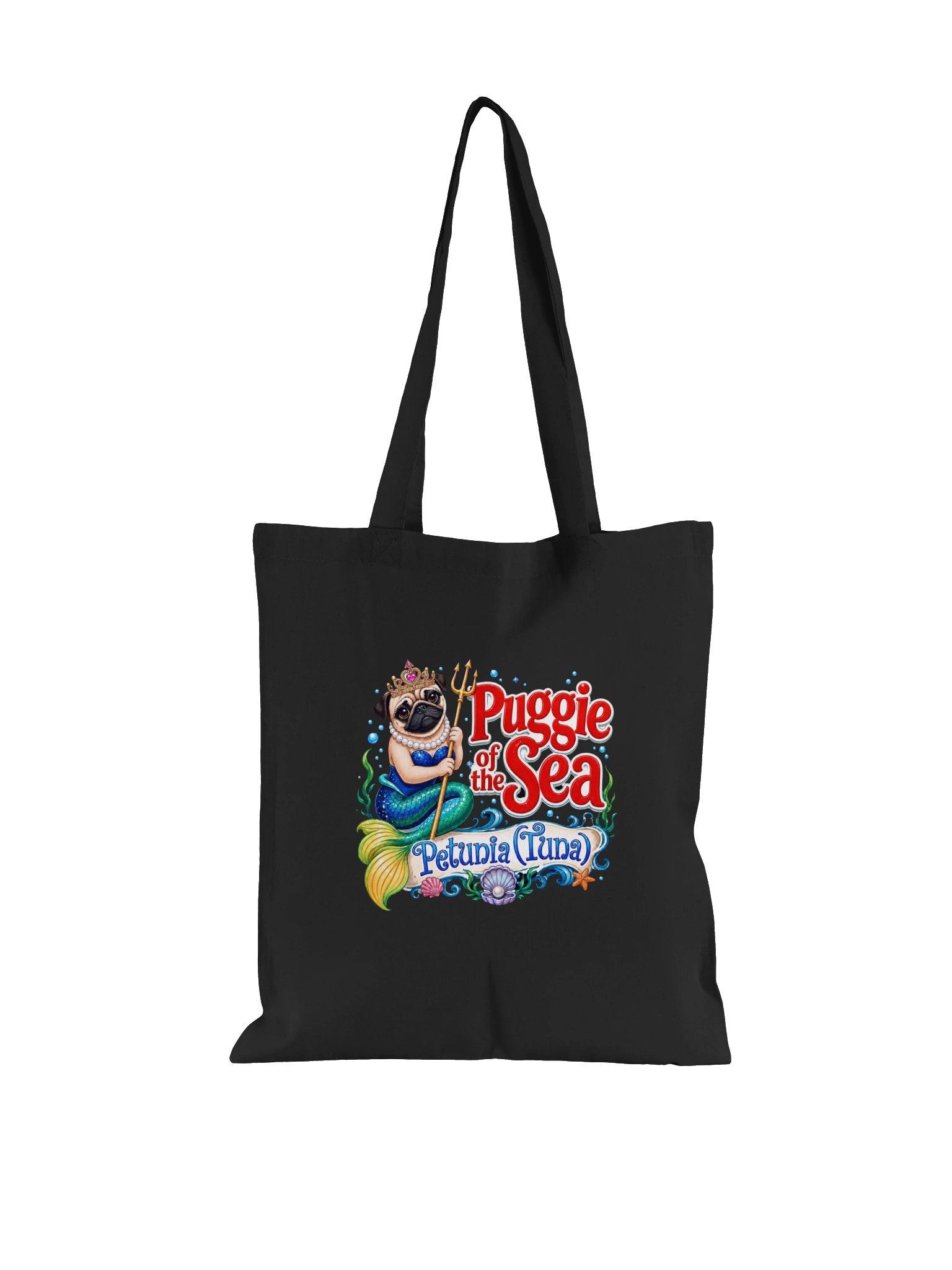 Tuna the Puggie of the Sea Tote Bag product image (1)