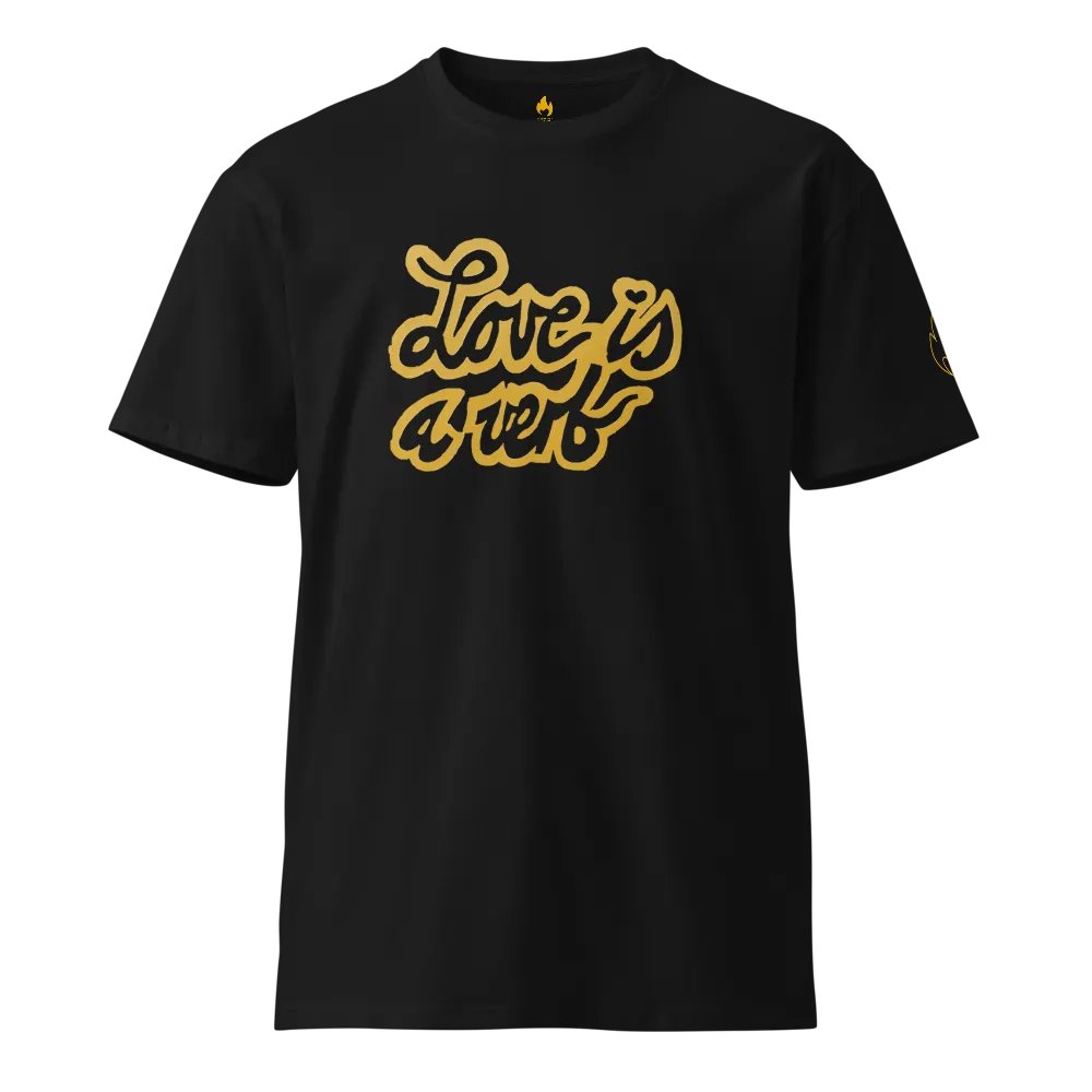 Love is a Verb gold - AS Colour Premium Uni-Tee product image (4)