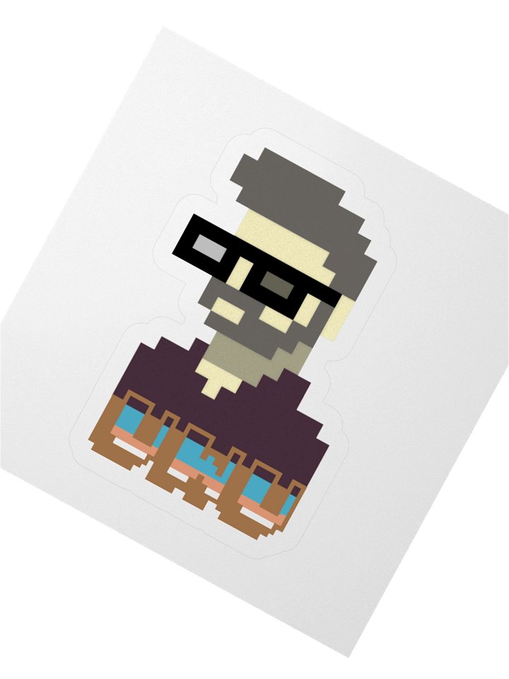 8 Bit UWU Sticker product image (4)