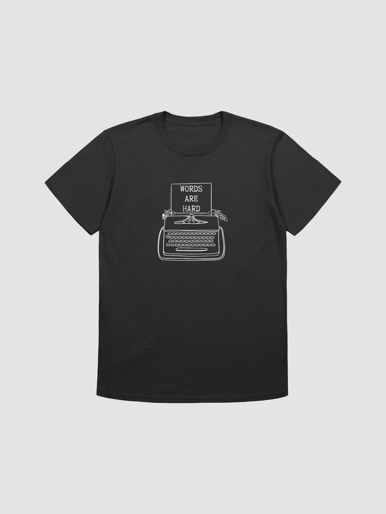WORDS ARE HARD - White Design product image (2)