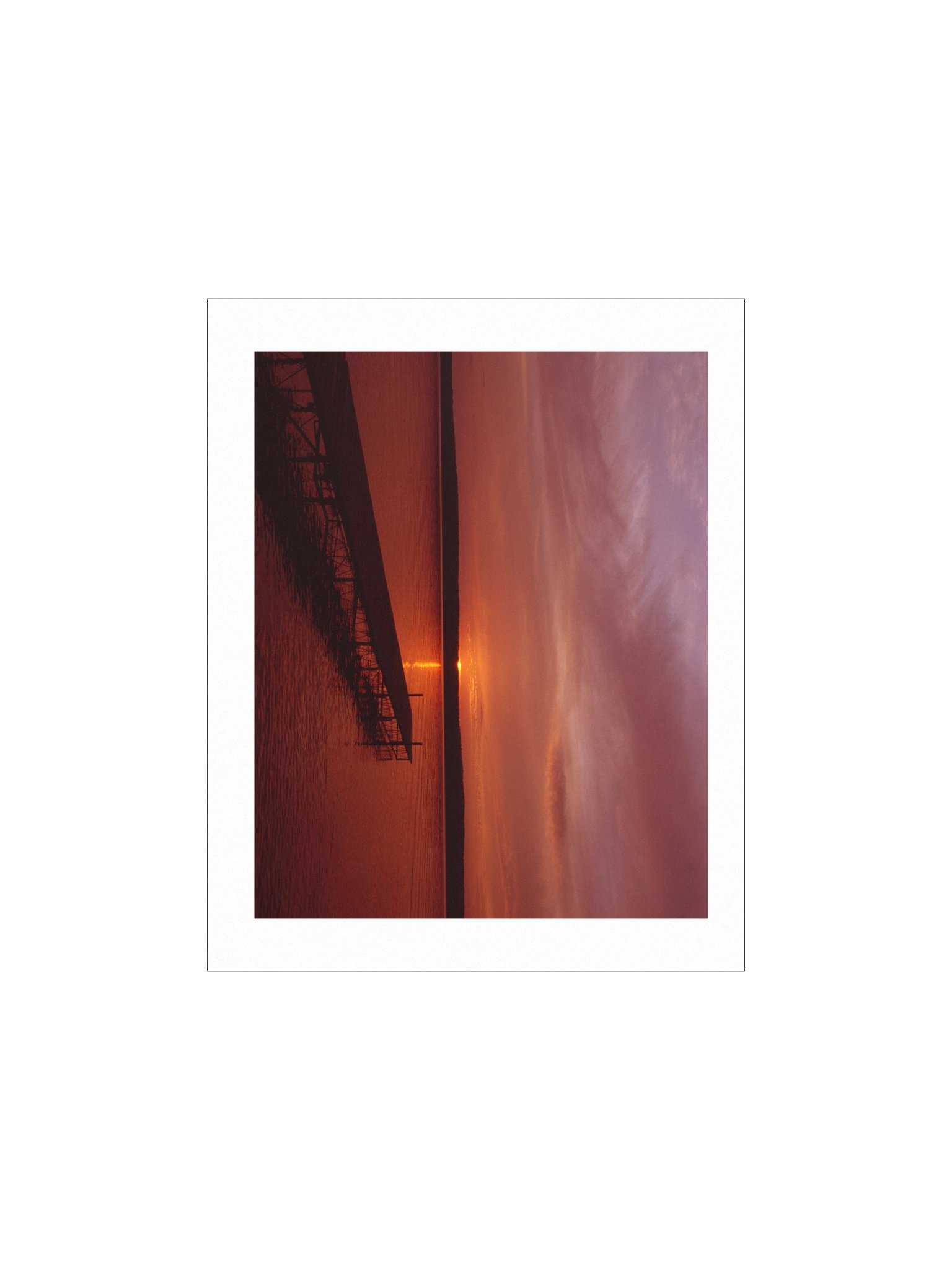 Sunset Dock Print product image (2)