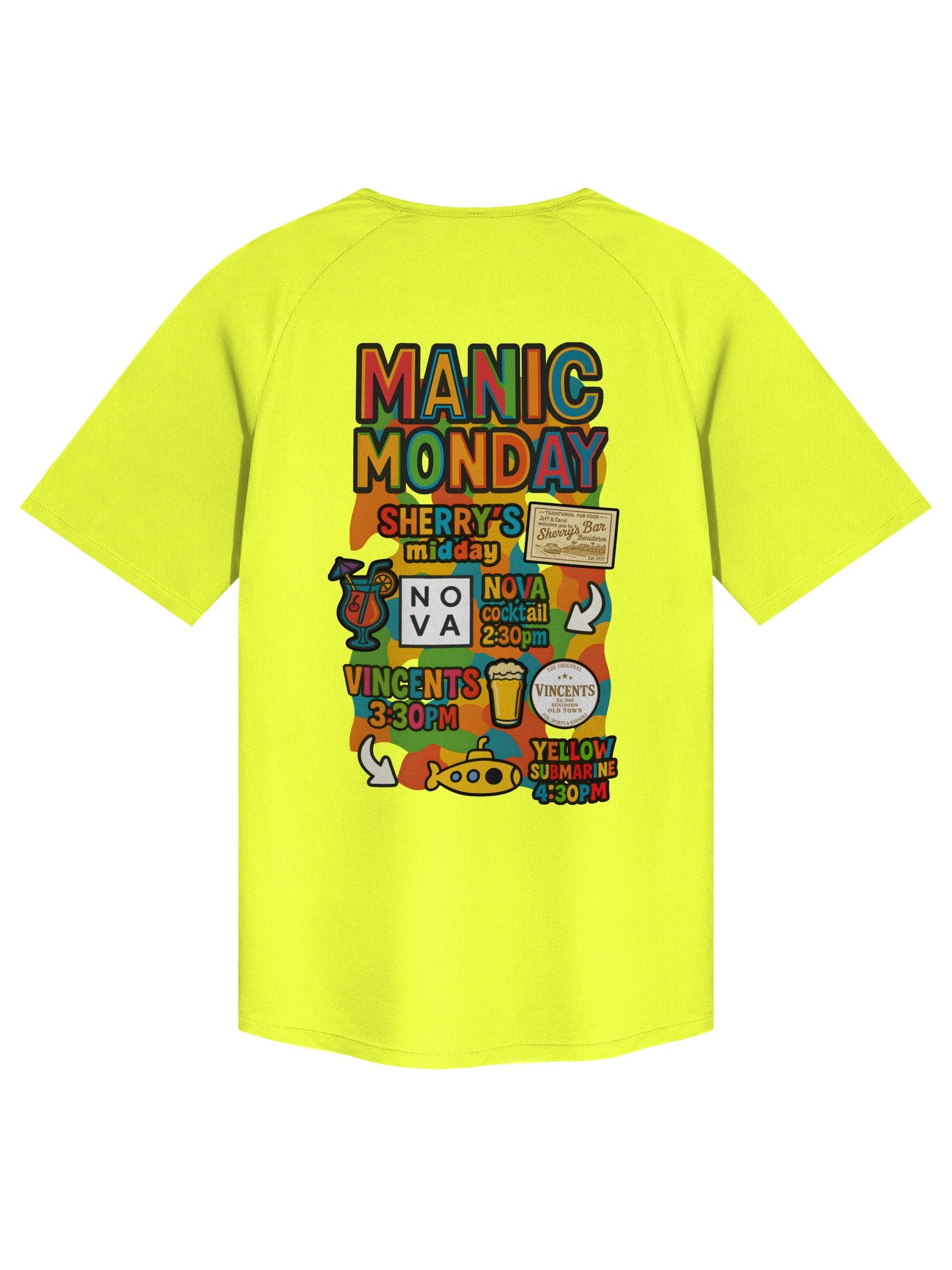 Manic Monday 2026 T-shirt (Happy style) product image (3)