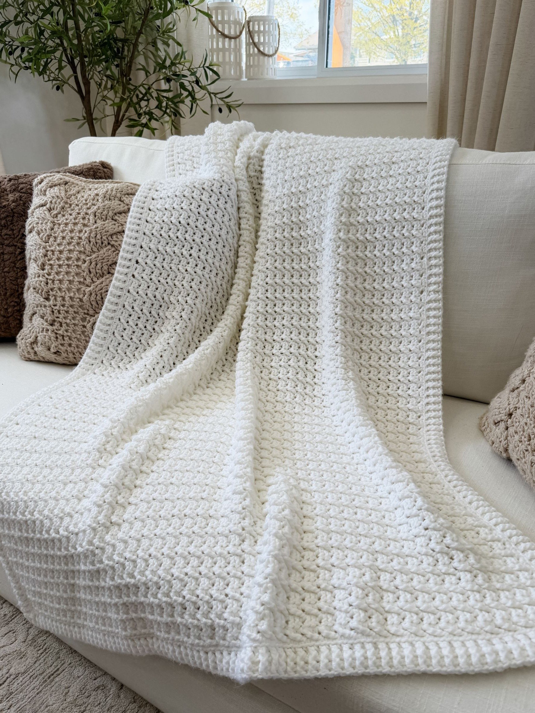 Honey Weave Throw Crochet Pattern product image (6)