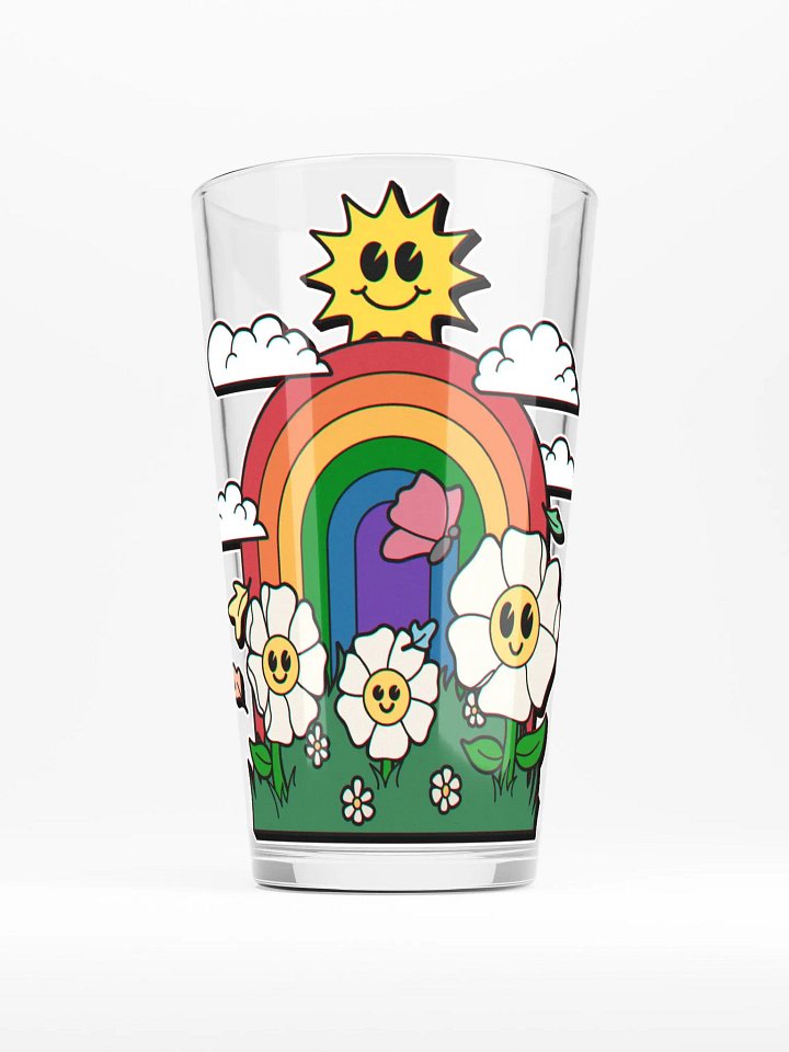 My Rainbow is Queer AF Glass product image (1)
