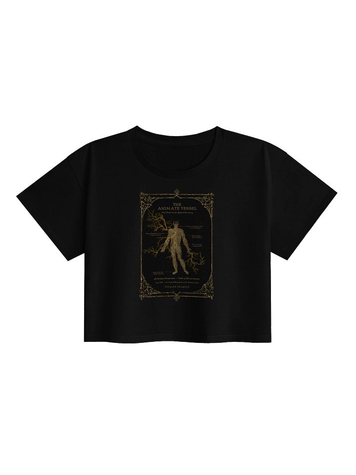 Gothic Anatomy Series: Animate Vessel XIII Crop Tee product image (1)