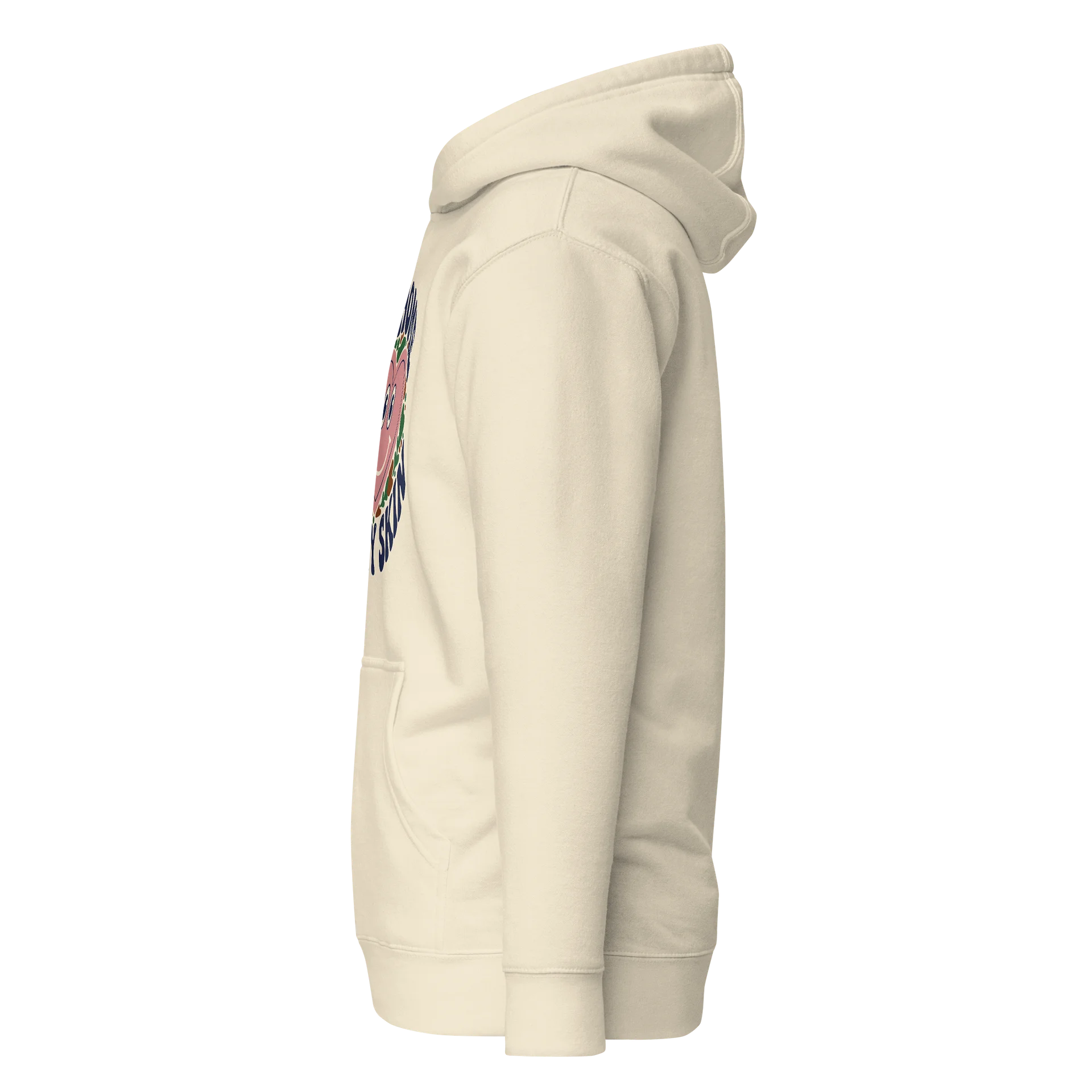 “At Home In My Skin” Bone Unisex Hoodie product image (6)