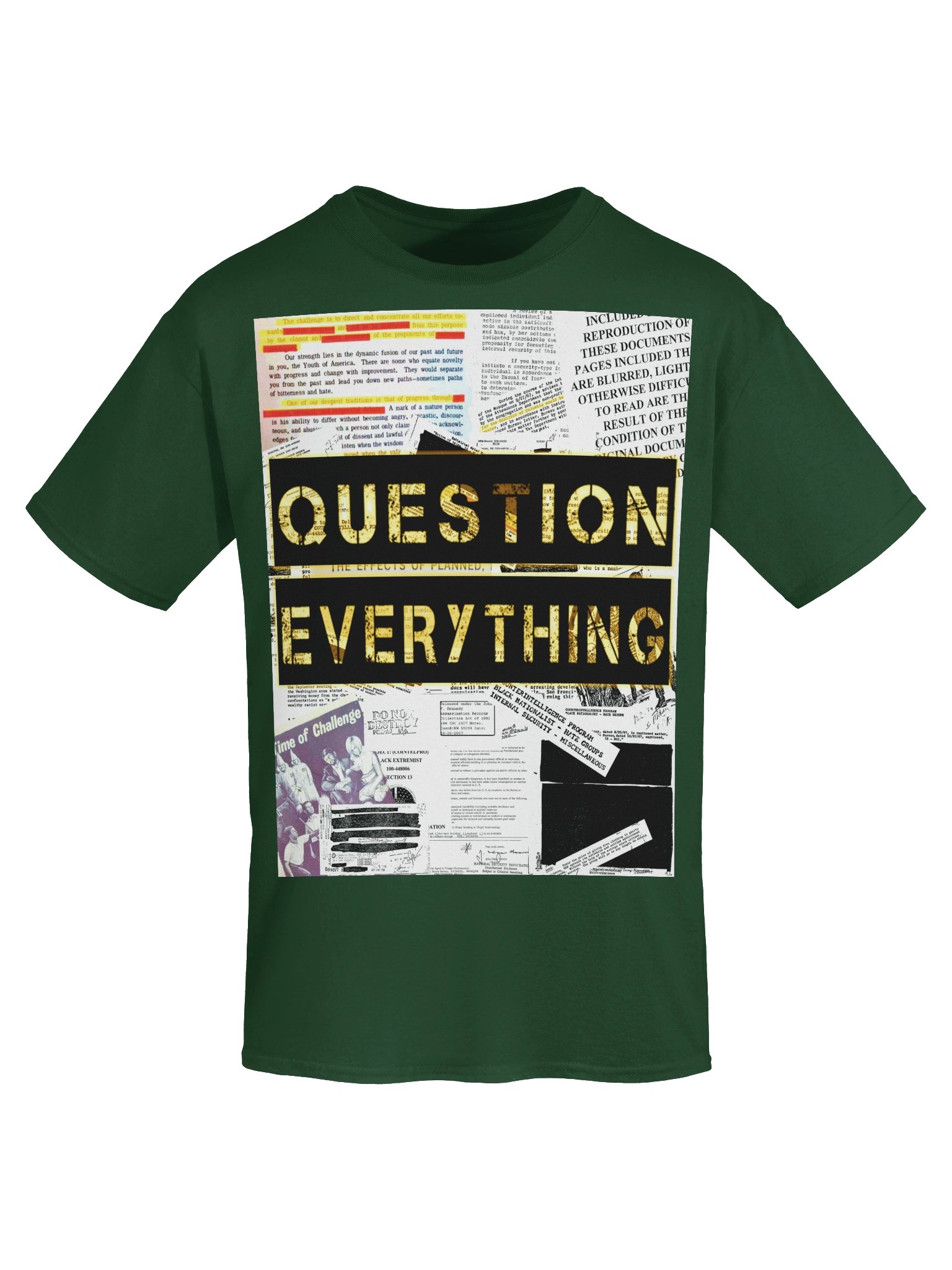 QUESTION EVERYTHING - T-SHIRT (FRONT ONLY) product image (5)
