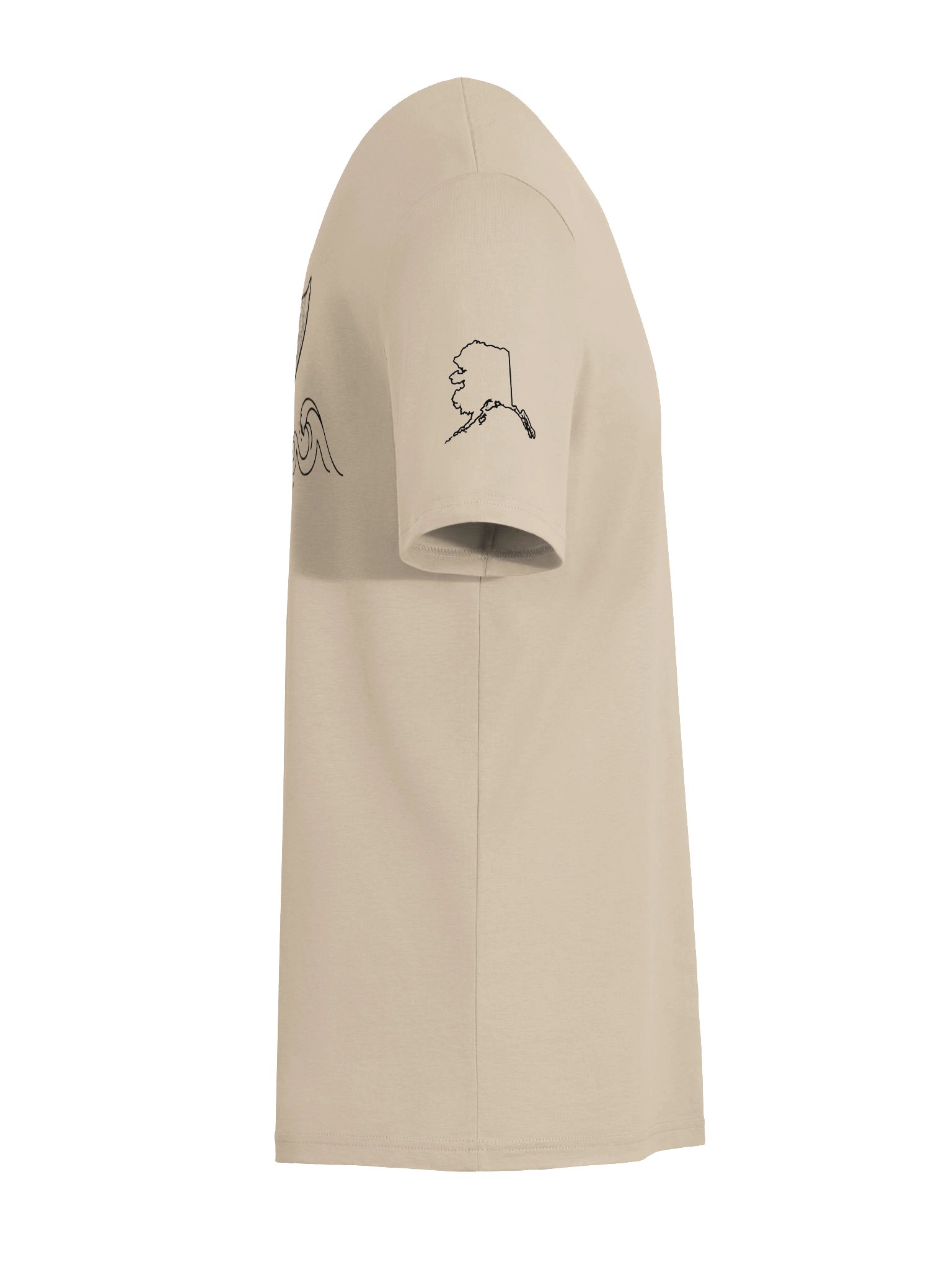 DELUXE "WHALE TAIL" ORGANIC COTTON TEE product image (37)