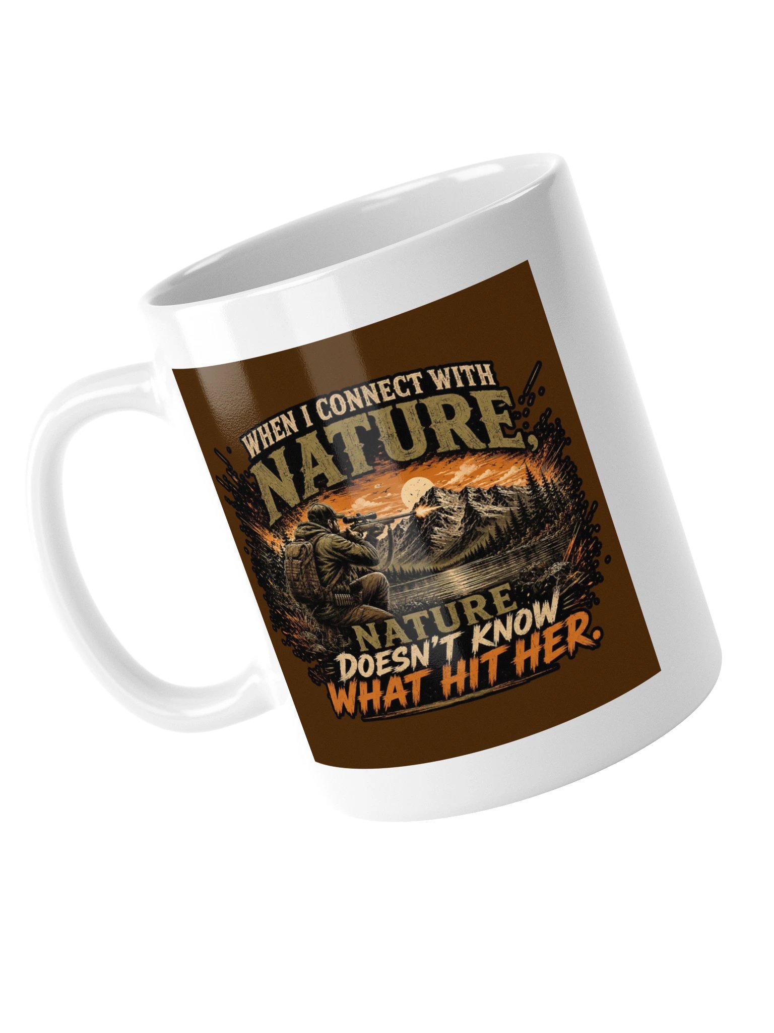 Nature Doesn't Know What Hit Her — Mug product image (5)