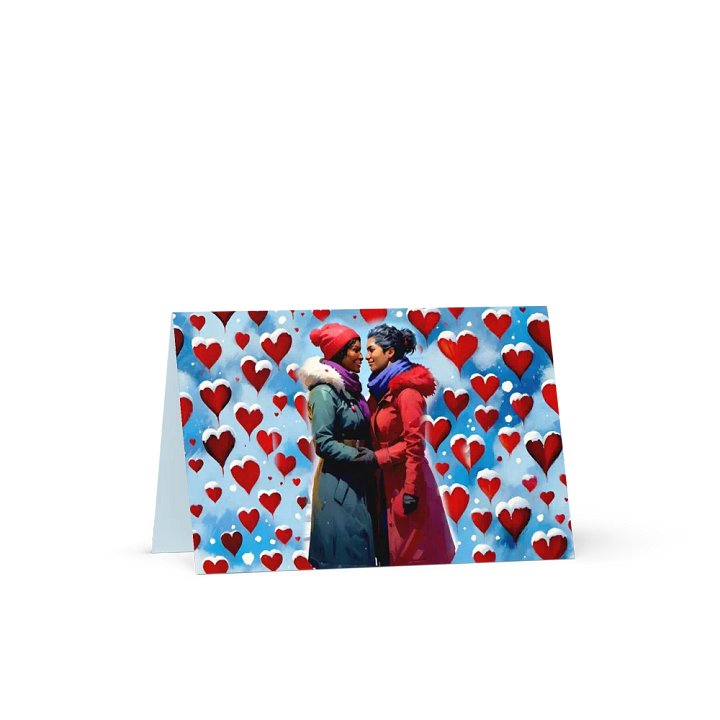 Lesbe Valentines, Love in the Snow Card product image (4)