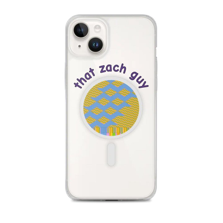 that zach guy clear iphone case product image (1)