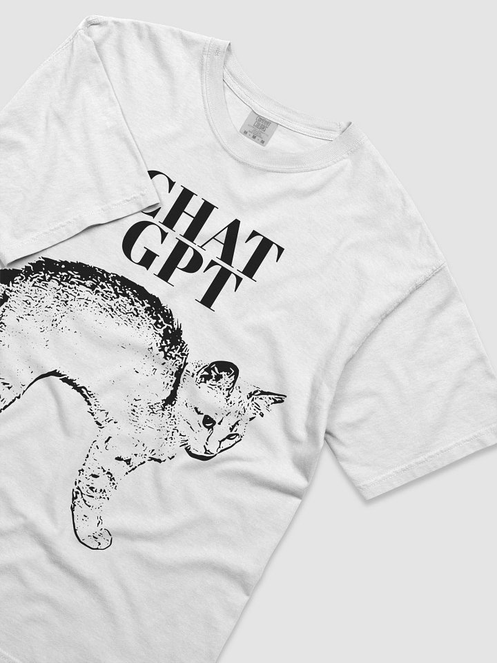 B&W CHAT GPT : Heavyweight Cotton T-Shirt product image (2)