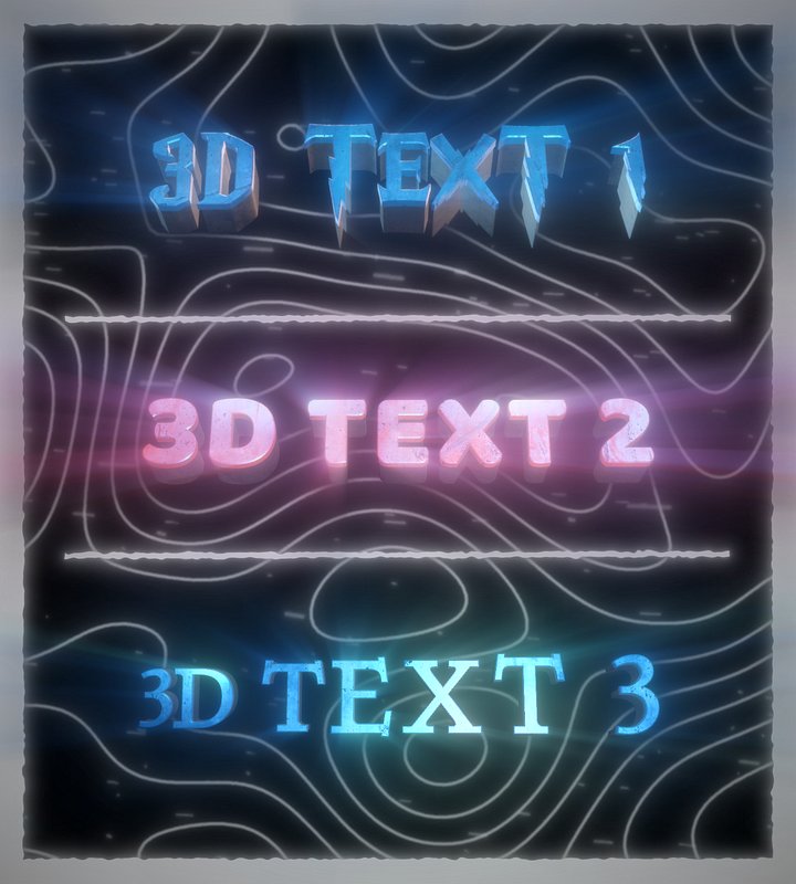 3D Text Pack product image (1)