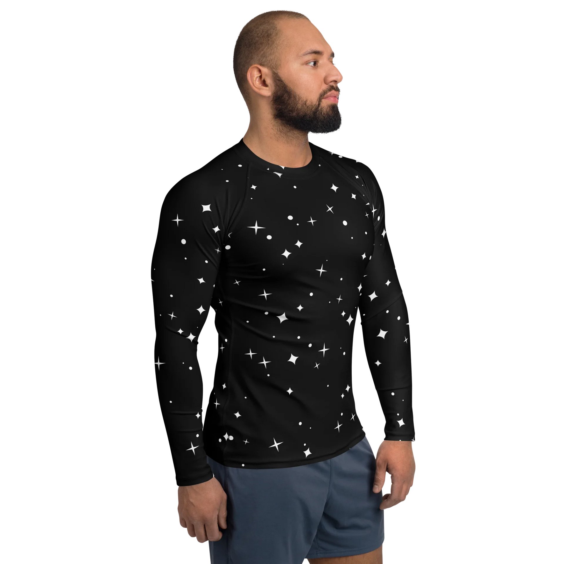 Starry Night Men's Rash Guard product image (4)