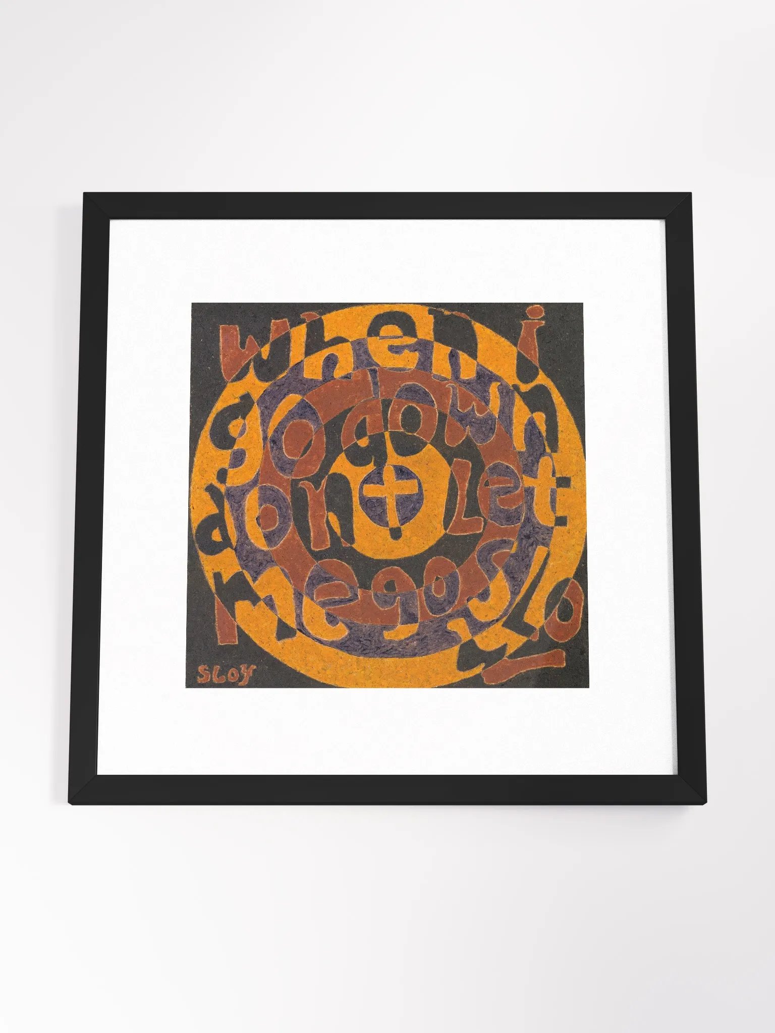 When I Go down Print Framed product image (10)