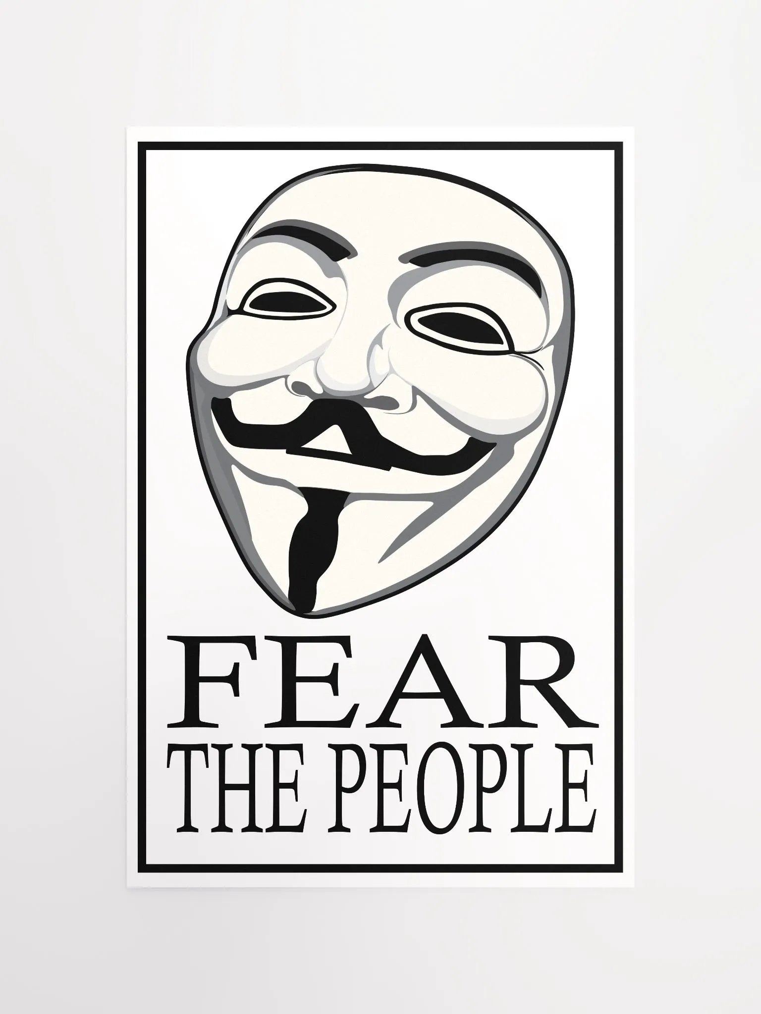 Fear The People - Black - Enhanced Matte Paper Poster product image (4)