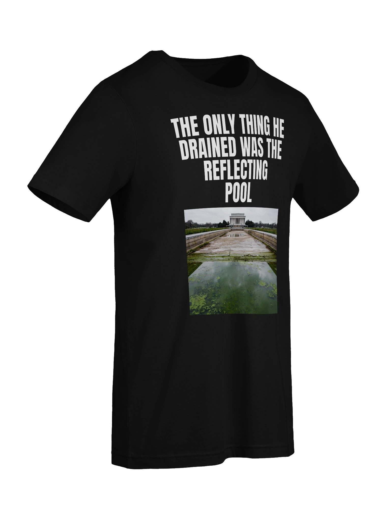 The Only Thing He Drained Was The Reflecting Pool Tee product image (7)