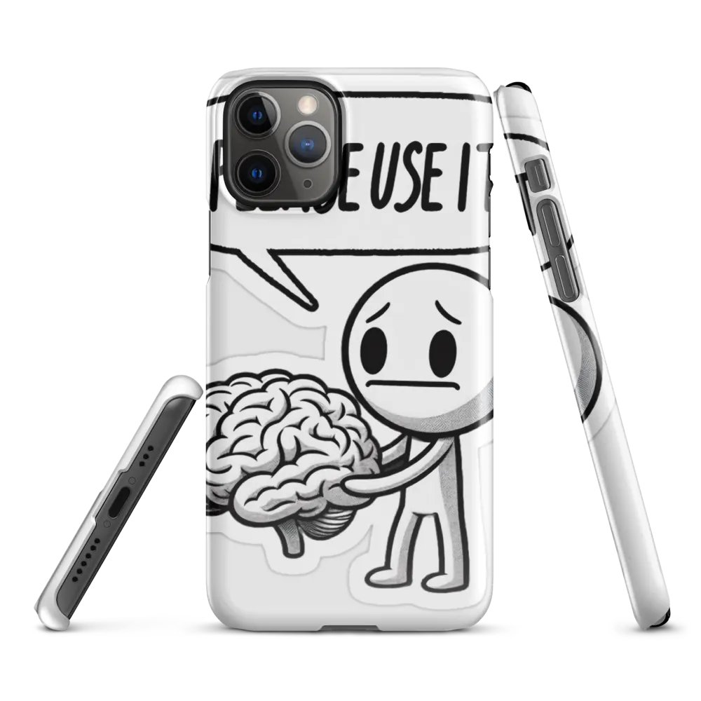 Brainy Reminder Snap Case product image (1)