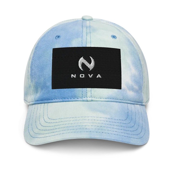 Light blue cloudy Nova hat product image (1)