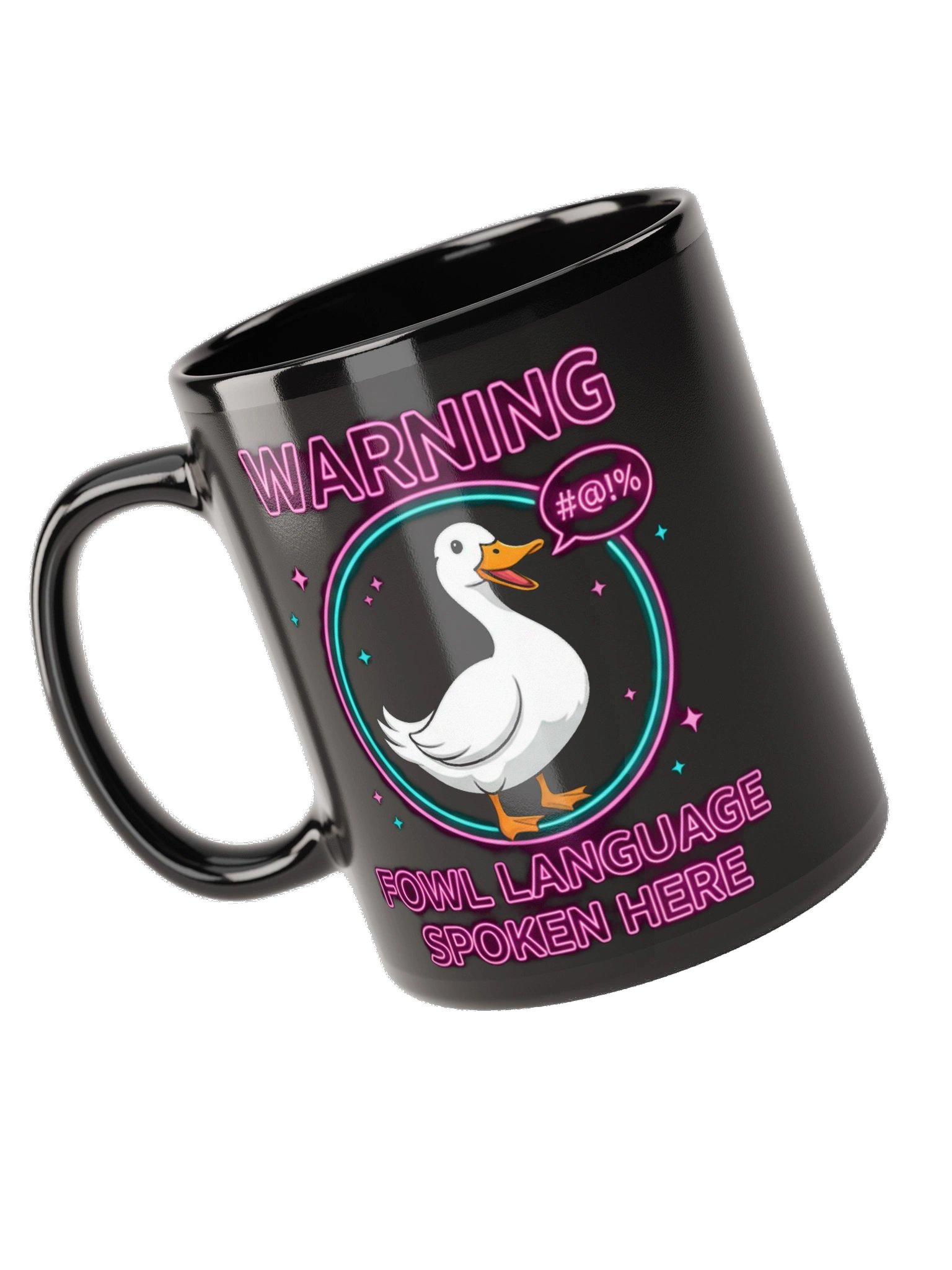 Warning: Fowl Language Spoken Here Mug product image (5)