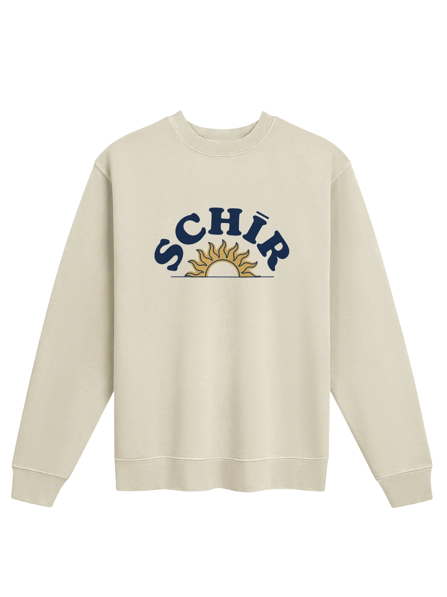 SUN ARC FRONT CREWNECK product photograph 1