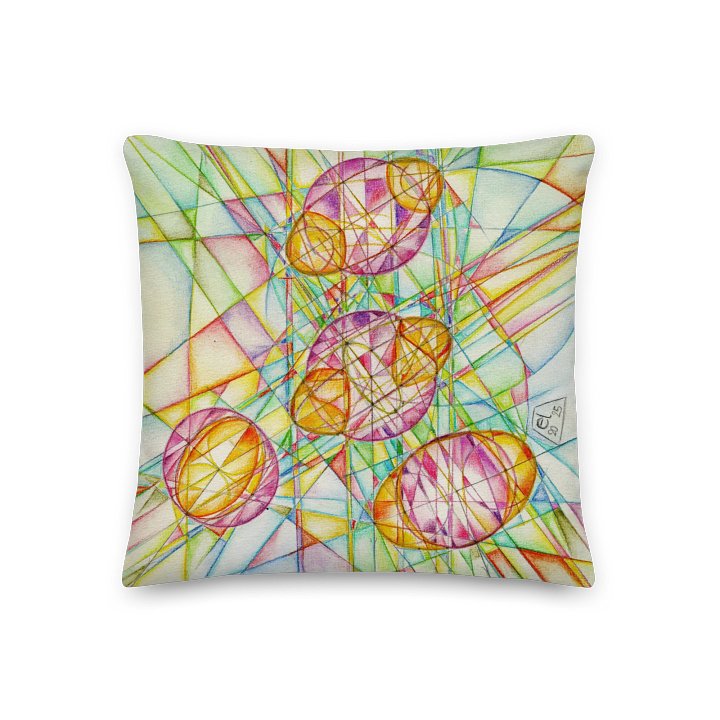 Poinsot's Paper Spaceship 3+4 - Physics of the Gyroscope Pillow product image (1)