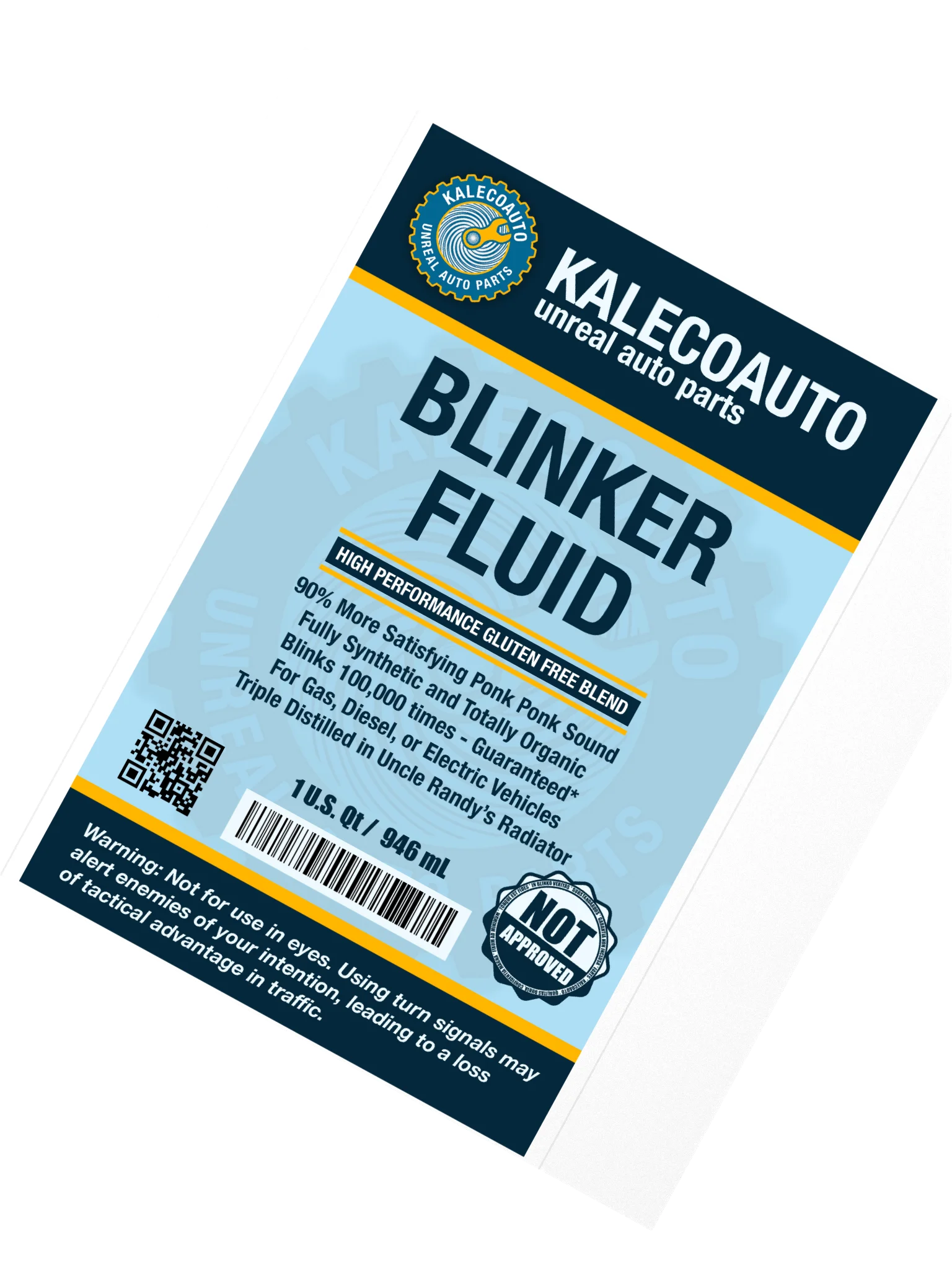 Blinker Fluid Label Sticker product image (2)