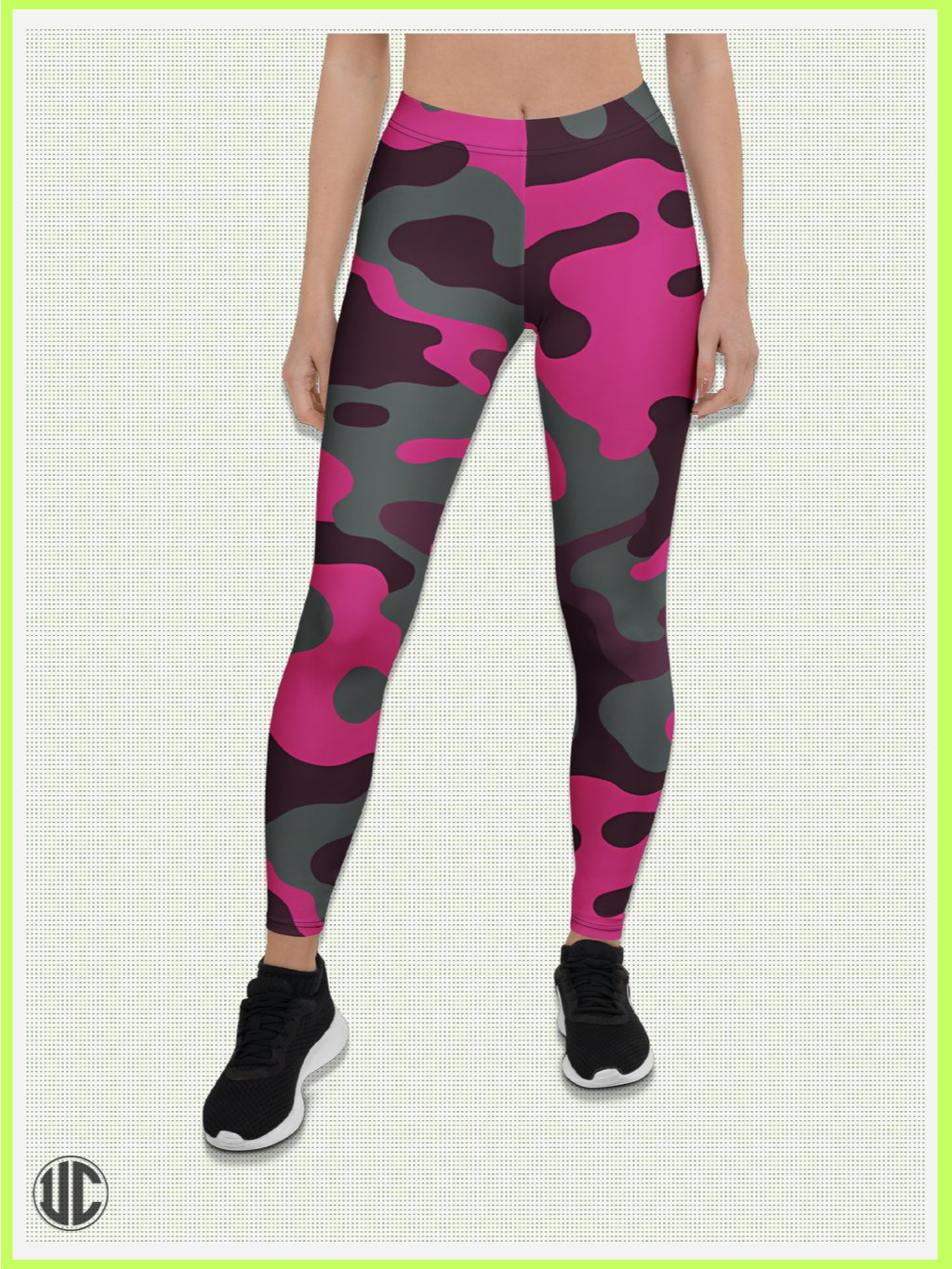 Savage Woodland Pink Camo – Women’s Leggings product image (1)