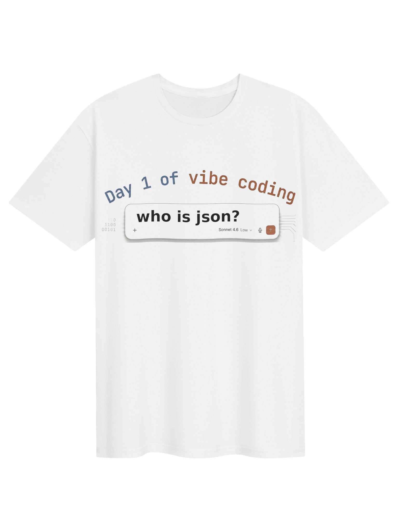 Day 1 of Coding – Who Is JSON? Beginner Programmer Shirt product image (8)