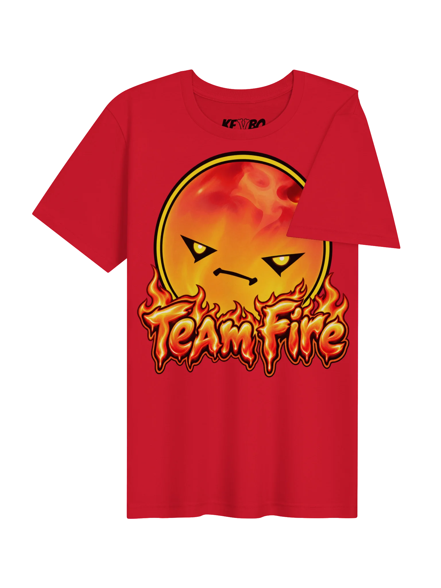 KEVBO "Team Fire" Red ADULT T-Shirt product image (4)
