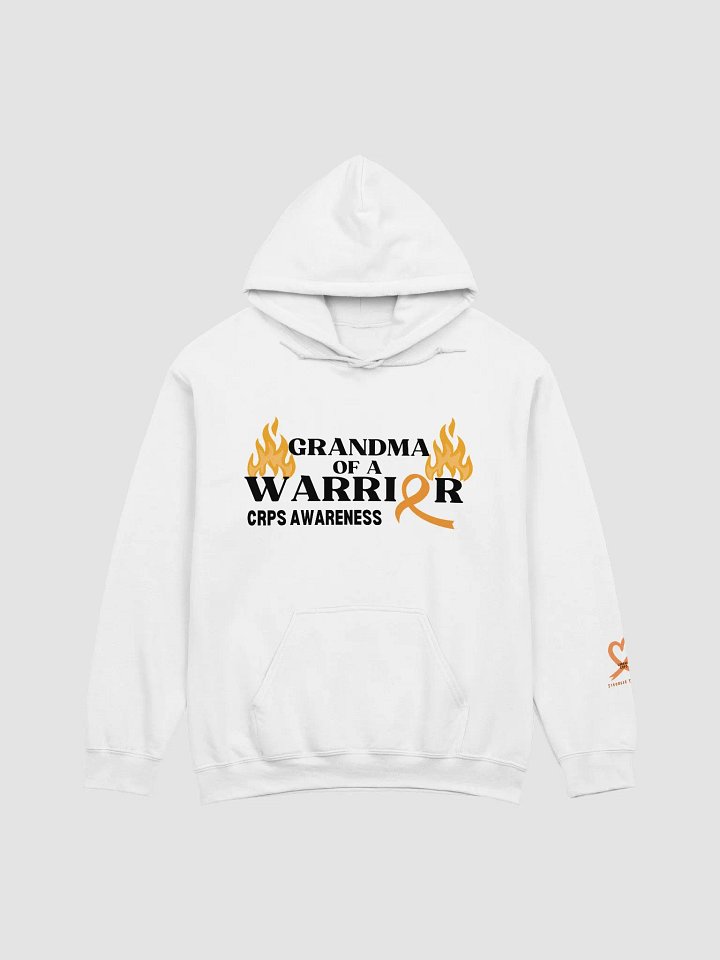 GRANDMA of a Warrior CRPS Awareness Hoodie- Black Print product image (1)