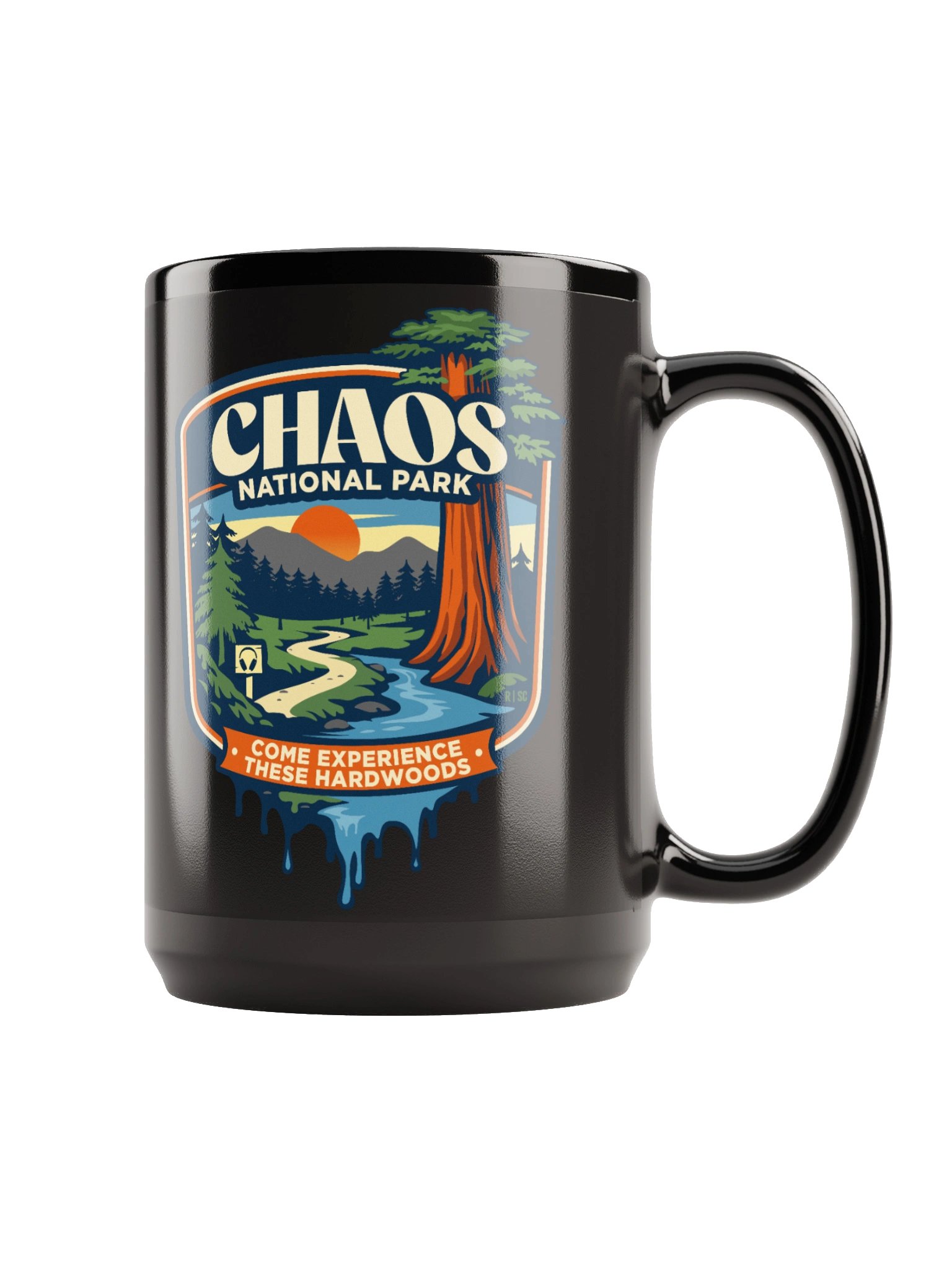 Chaos National Park Black Mug product image (3)