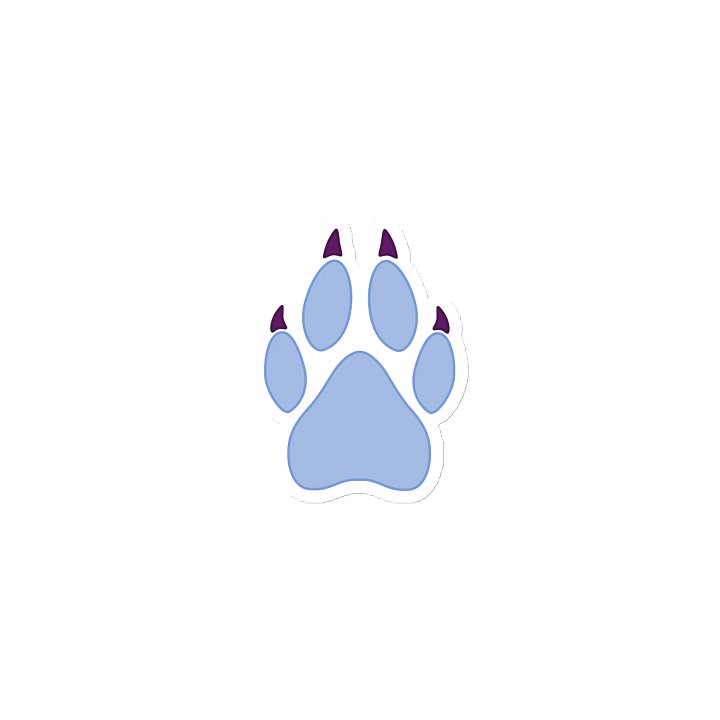 Wolf Paw Magnet product image (1)