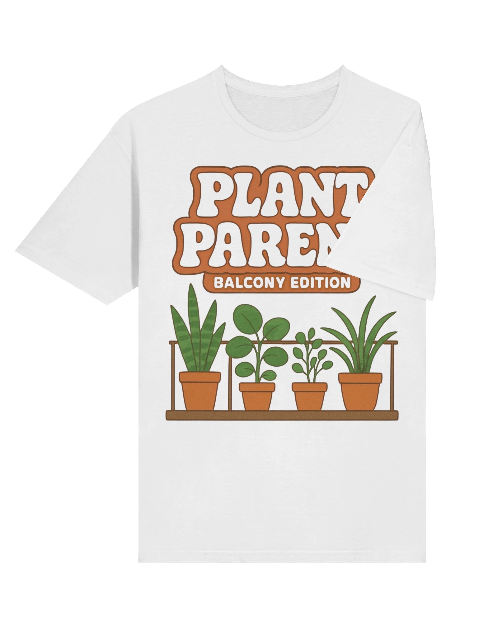 Plant Parent Balcony Edition T-Shirt – Cute Urban Gardening Tee product image (4)