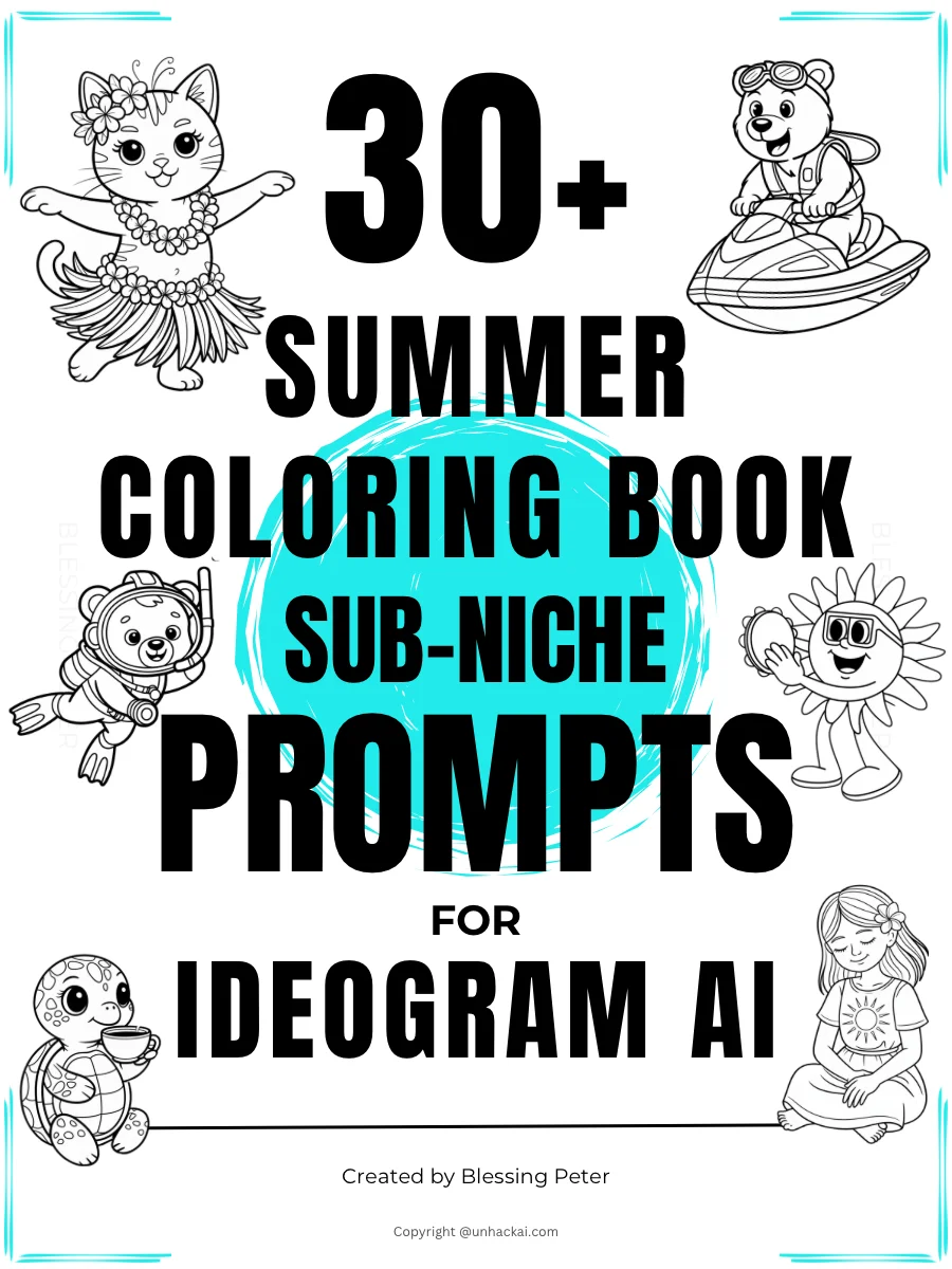 30+ Summer Sub-Niche Prompts for Ideogram Ai product image (1)
