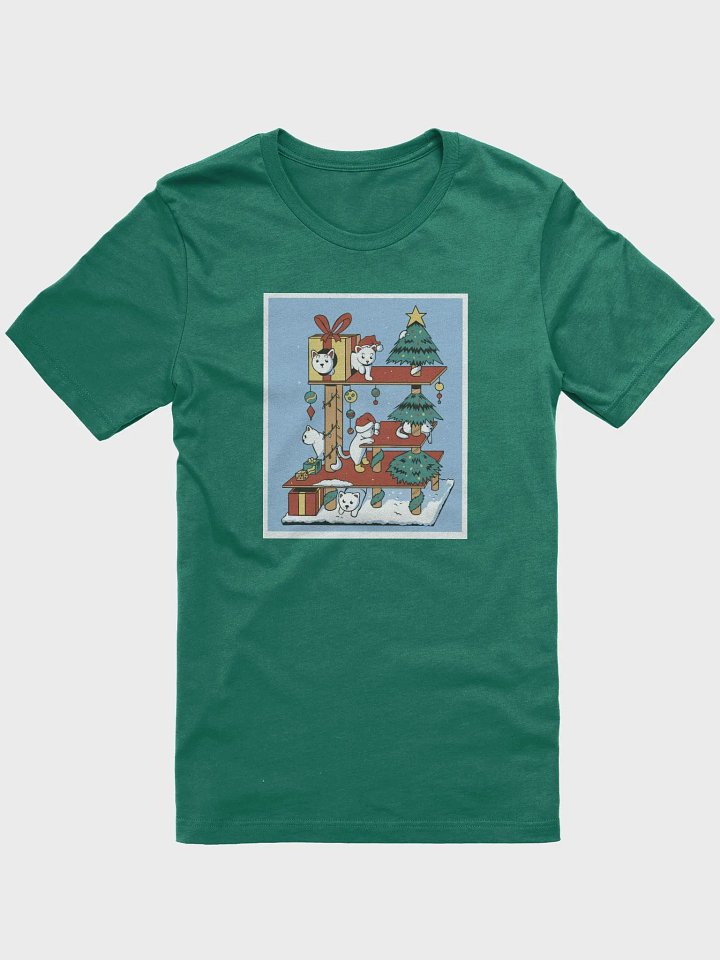 Cat X-Mas Playhouse Premium T-shirt product image (1)