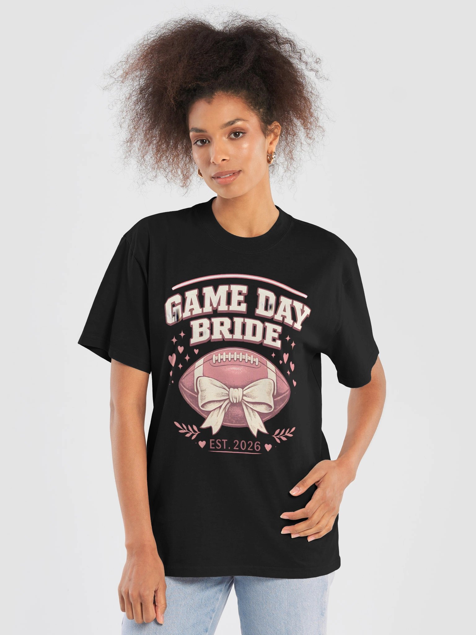 Game Day Bride Oversized Tee product image (18)