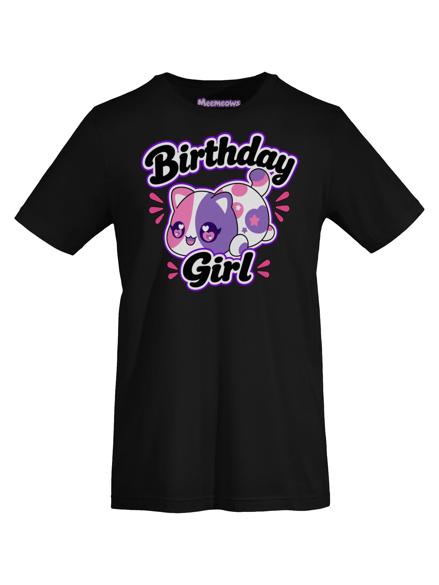 MeeMeows Birthday Girl Cat T-Shirt product image (5)