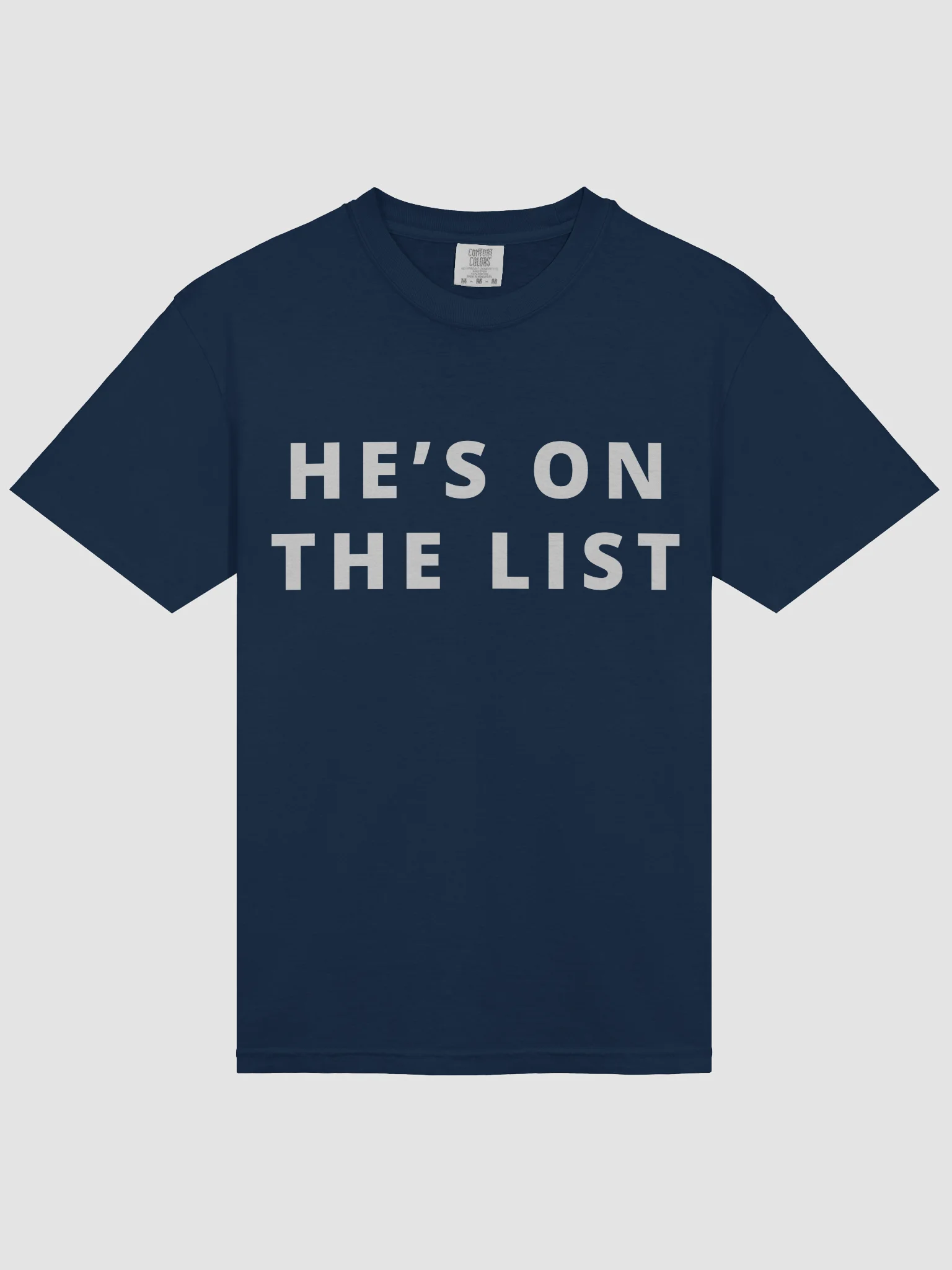 He's on the List Tee, product image (33)
