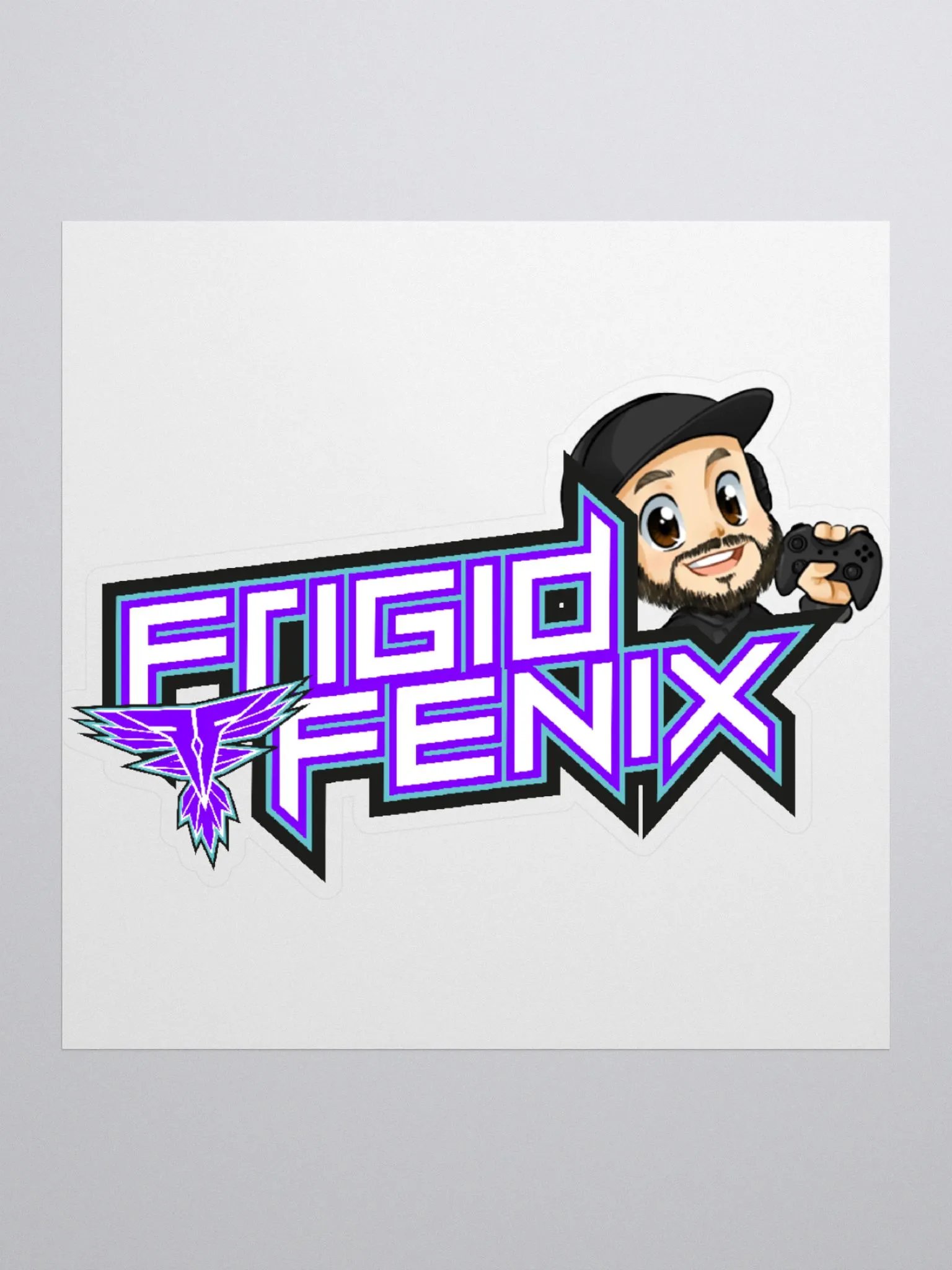 FrigidFenix Full Logo Sticker product image (1)