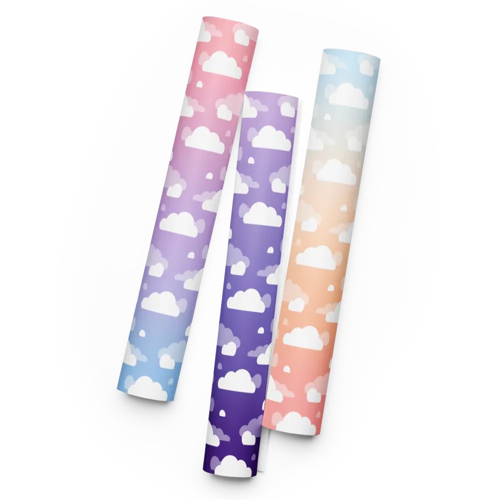 Cloudy Sky Wrapping Paper Trio product image (3)