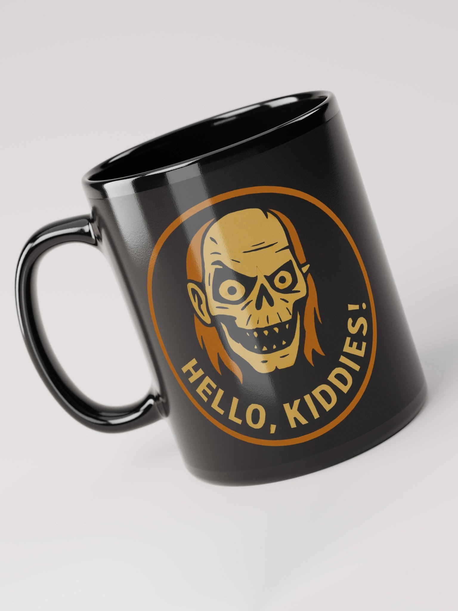 Hello Kiddies Black Mug product image (1)