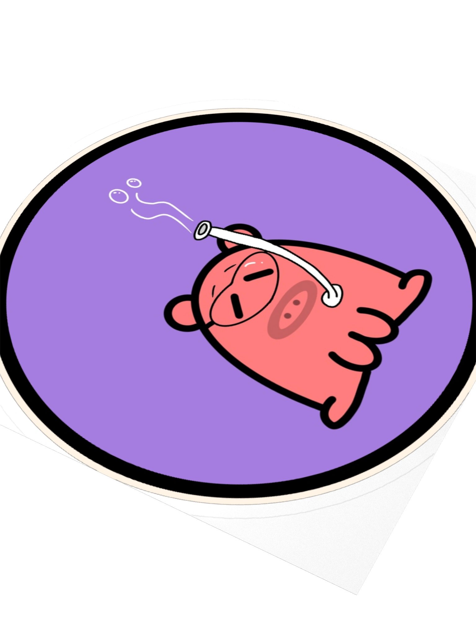Snorkel Pig Sticker product image (10)