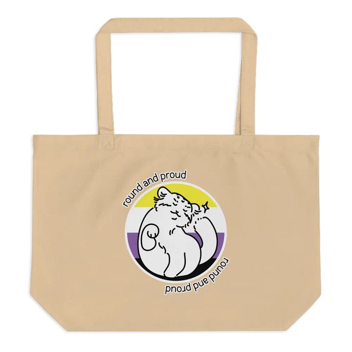 Round and Proud Manul Nonbinary Version - Tote Bag product image (1)