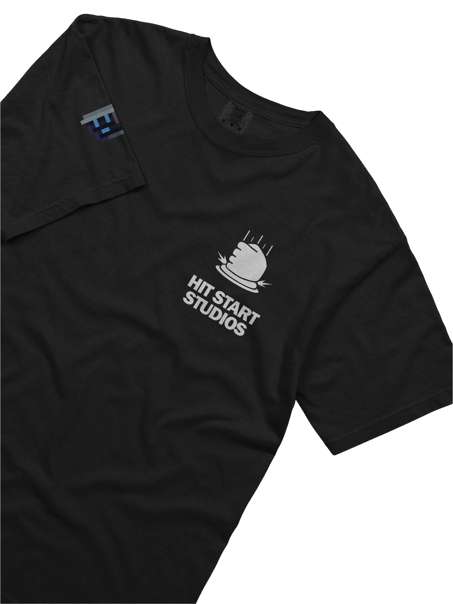 Hit Start Heavyweight T-Shirt Black product image (3)