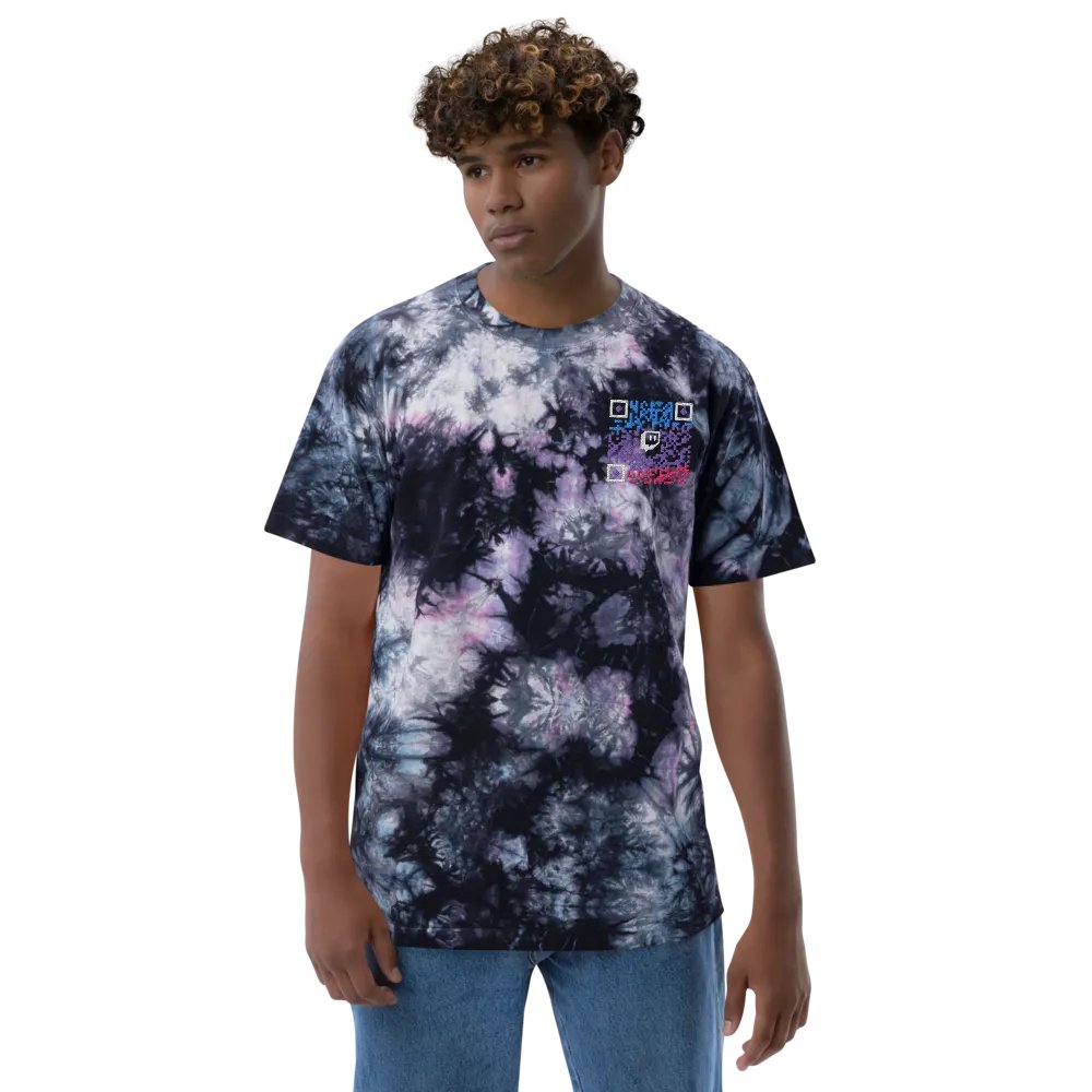 MA Twitch QR Code Tie-Dye Tee product image (10)