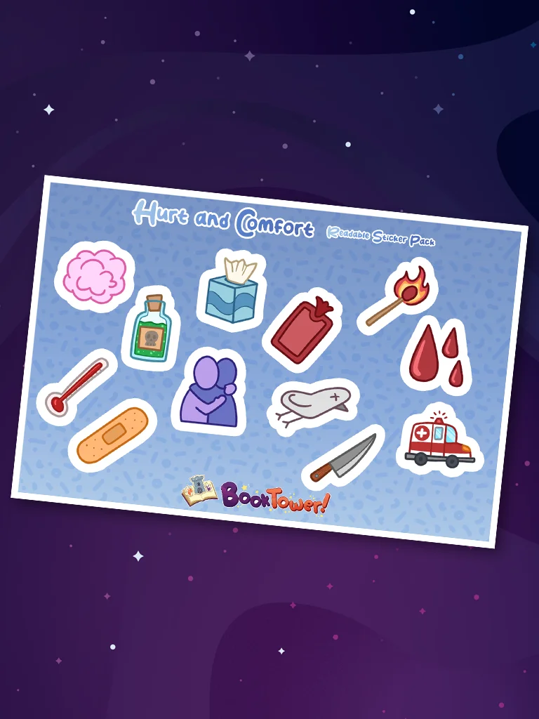 Hurt and Comfort Sticker Pack - Sticker Sheet product image (1)