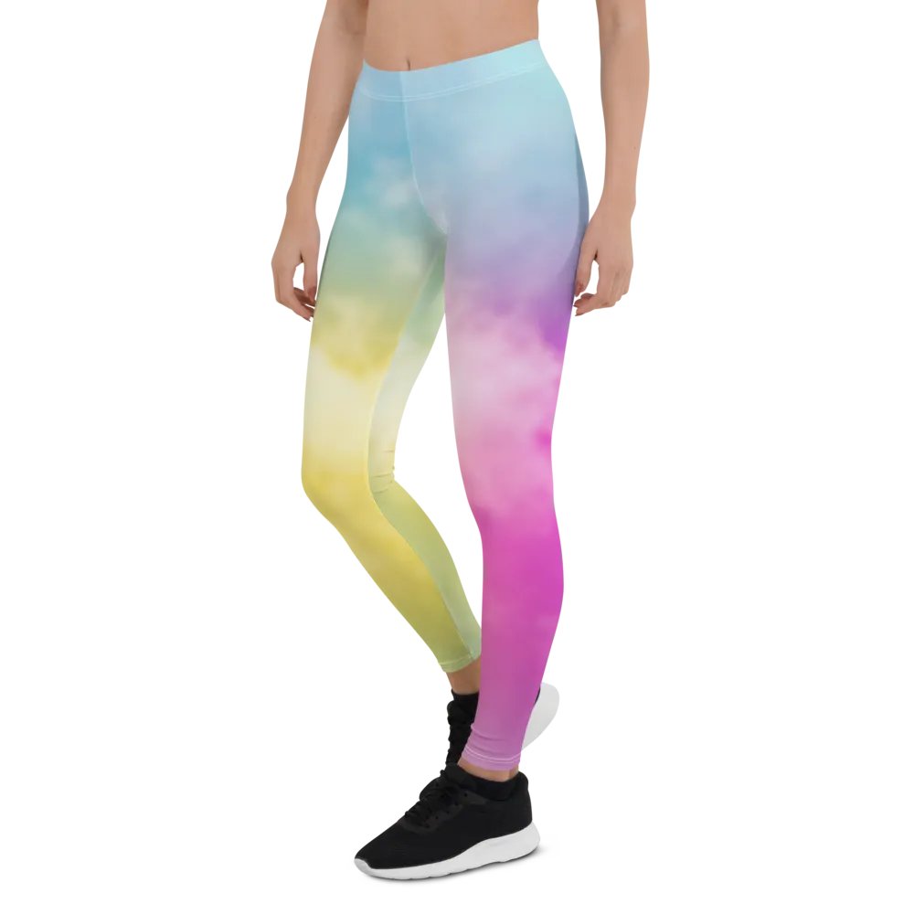 Blur cloud rainbow Design Legging - V3 product image (6)