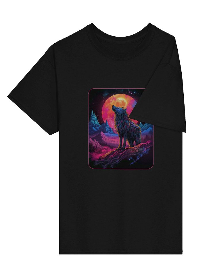 Moonlit Howl Wolf T-Shirt product image (2)