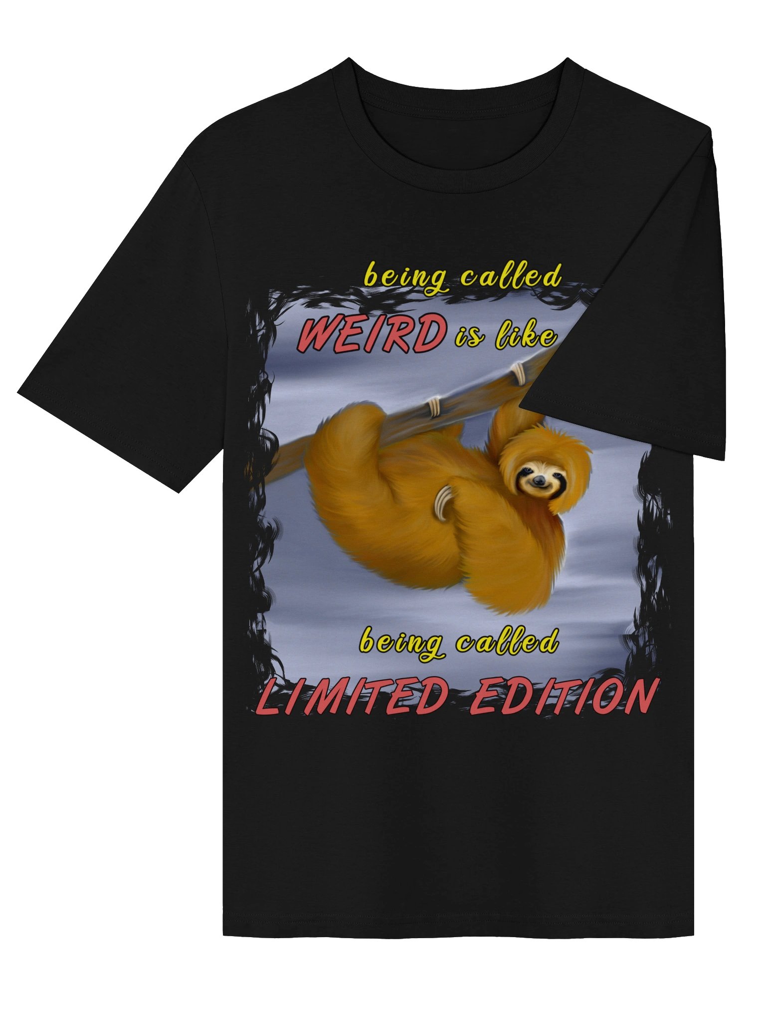 Sloth "LIMITED EDITION" T-Shirt. Unisex Stanley/Stella Organic Ribbed Neck T-Shirt product image (3)